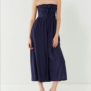 UO Candy Tie-Front Jumpsuit